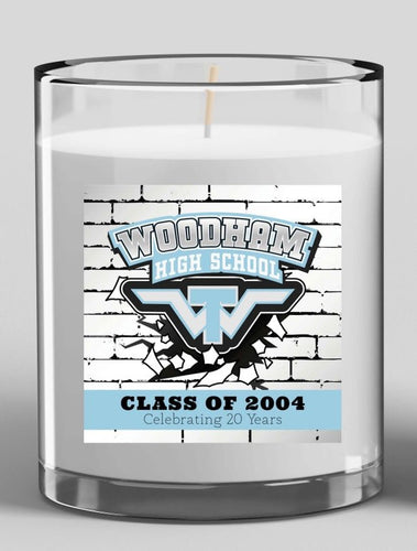 Woodham Titans Class of 2004 - 20th Reunion Commemorative Candle - Grace+Love Candle Co.