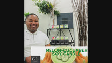Load and play video in Gallery viewer, Melon + Cucumber  - 8 oz. Candle
