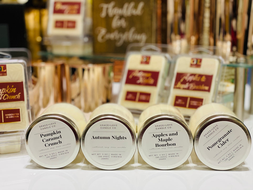 Autumn Sampler Pack - Grace+Love Candle Co.