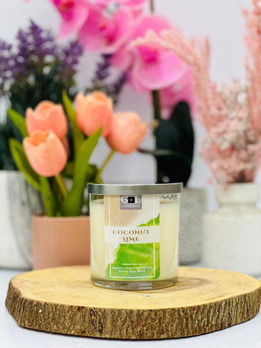 Coconut Lime - 8 oz. Candle - Grace+Love Candle Co.
