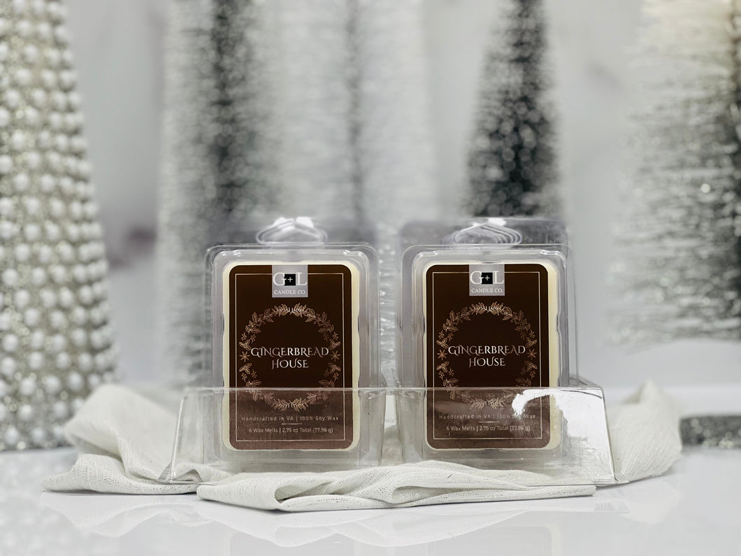 Gingerbread House Wax Melts - Grace+Love Candle Co.
