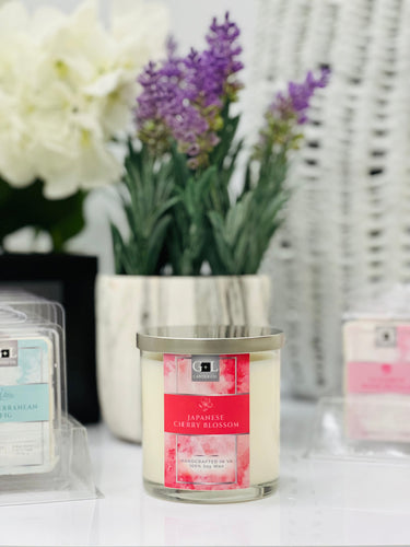 Japanese Cherry Blossom - 8 oz. candle - Grace+Love Candle Co.