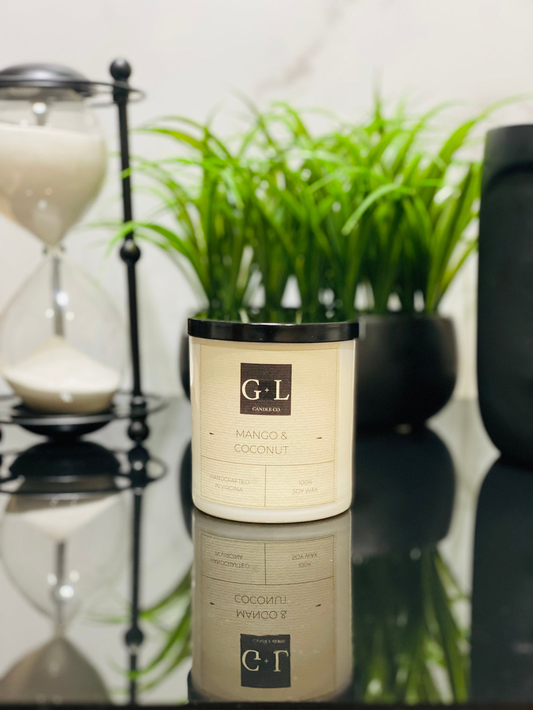 Mango & Coconut - 8 oz. Candle - Grace+Love Candle Co.
