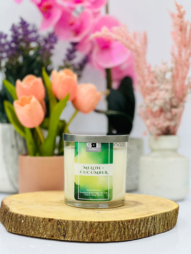 Melon + Cucumber - 8 oz. Candle - Grace+Love Candle Co.