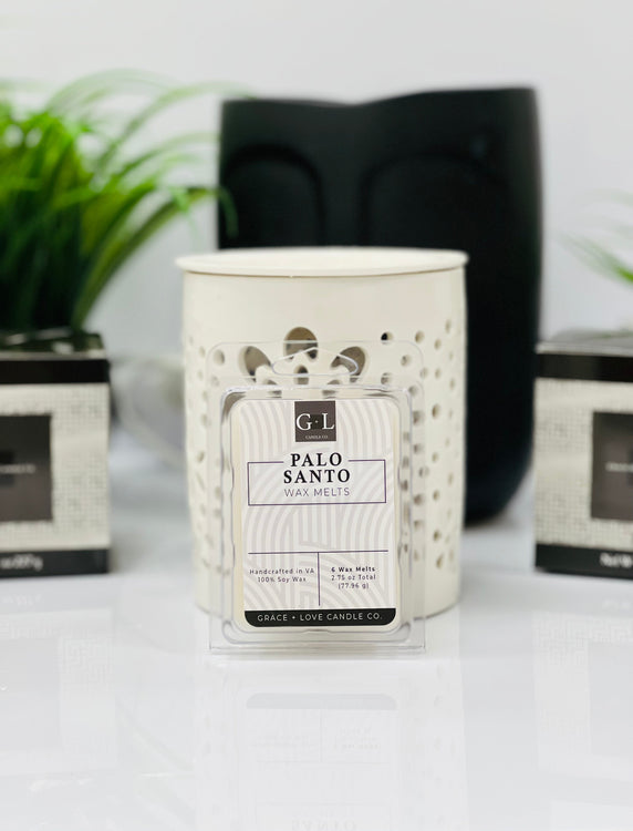 Palo Santo | Wood Wick Candle with Natural Coconut Wax Standard 8 oz