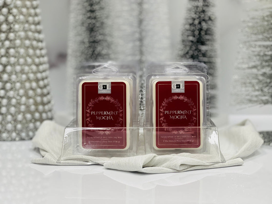 Peppermint Mocha Wax Melts - Grace+Love Candle Co.