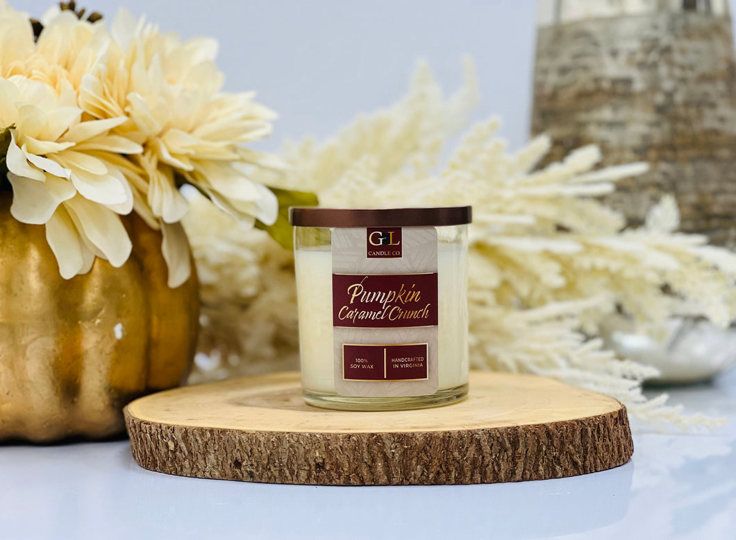 Pumpkin Caramel Crunch - 8 oz. Candle - Grace+Love Candle Co.