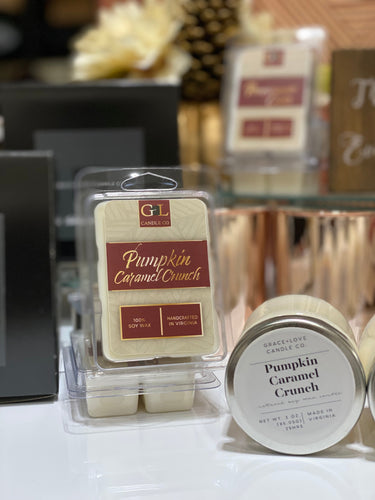 Pumpkin Caramel Crunch Wax Melts - Grace+Love Candle Co.