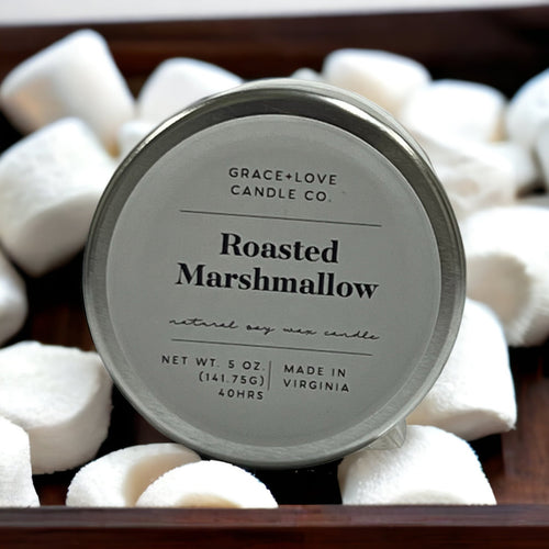 Roasted Marshmallow - 5 oz. Candle - Grace+Love Candle Co.