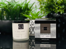 Load image into Gallery viewer, Sage + Amber - 8 oz. Candle - Grace+Love Candle Co.
