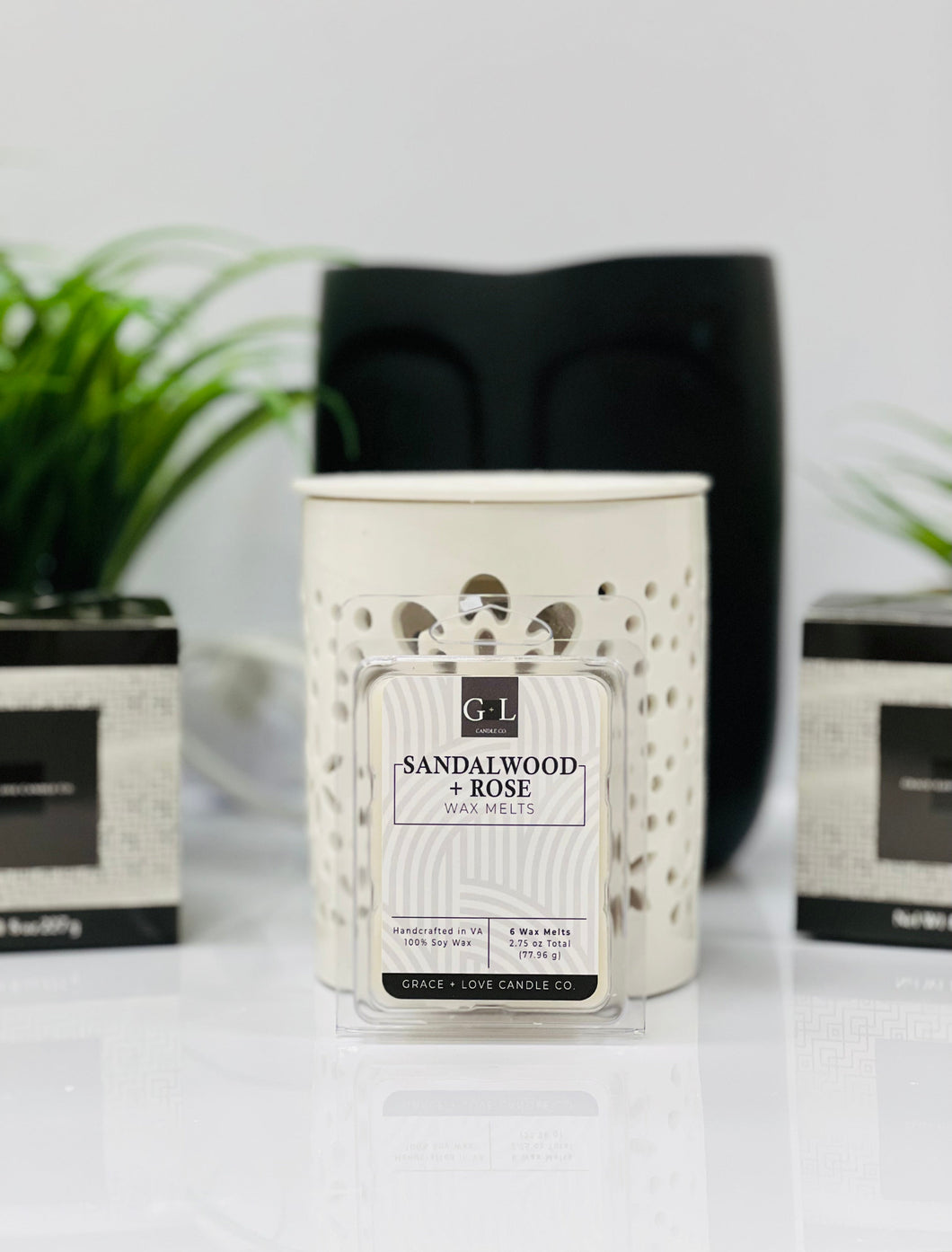 Sandalwood + Rose Wax Melts - Grace+Love Candle Co.